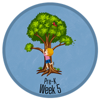 Pre K Week 5 Badge