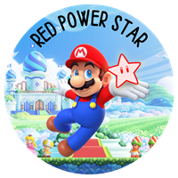 Red Power Star Badge